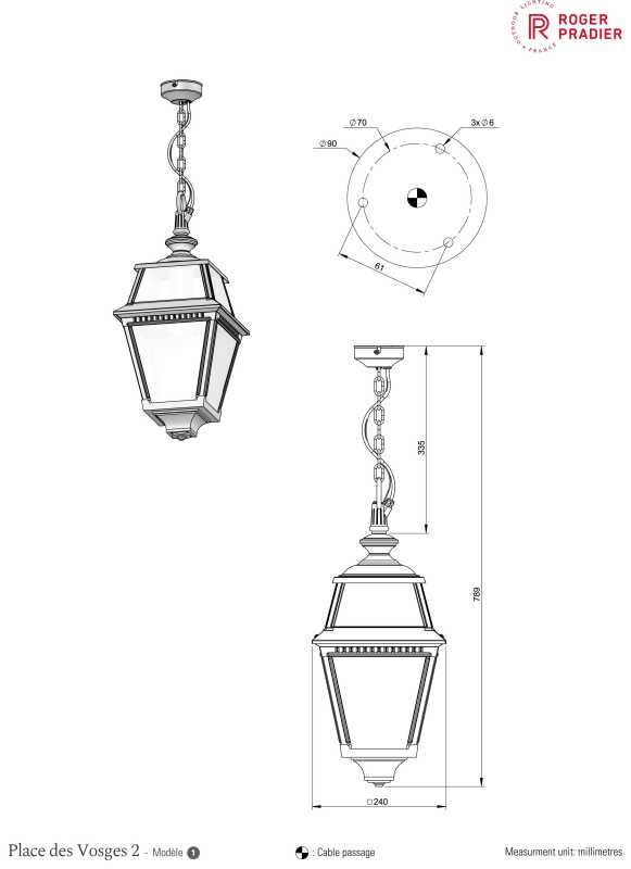 Design Aussenleuchte hängend